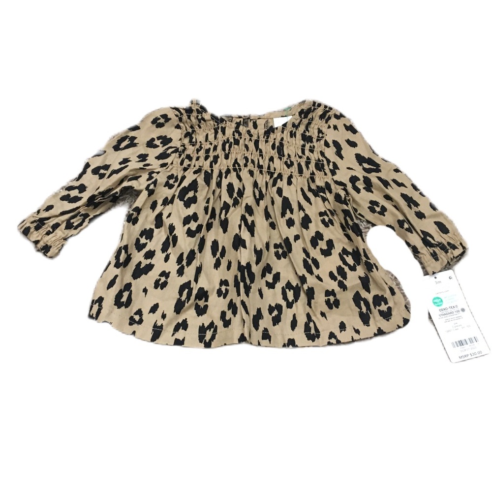 Carter’s Baby Girls Leopard Print Shirt 3m